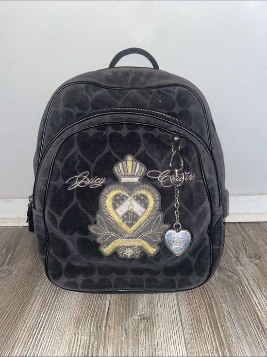 Juicy Couture Handbags - Rare Vintage Y2K Juicy Couture Velour Backpack
